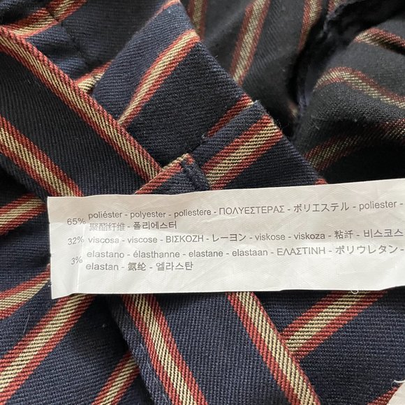 Zara | High Waisted Pinstripe Paper Bag Pants - Size S - Picture 8 of 12